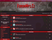 Tablet Screenshot of forummp3.cz